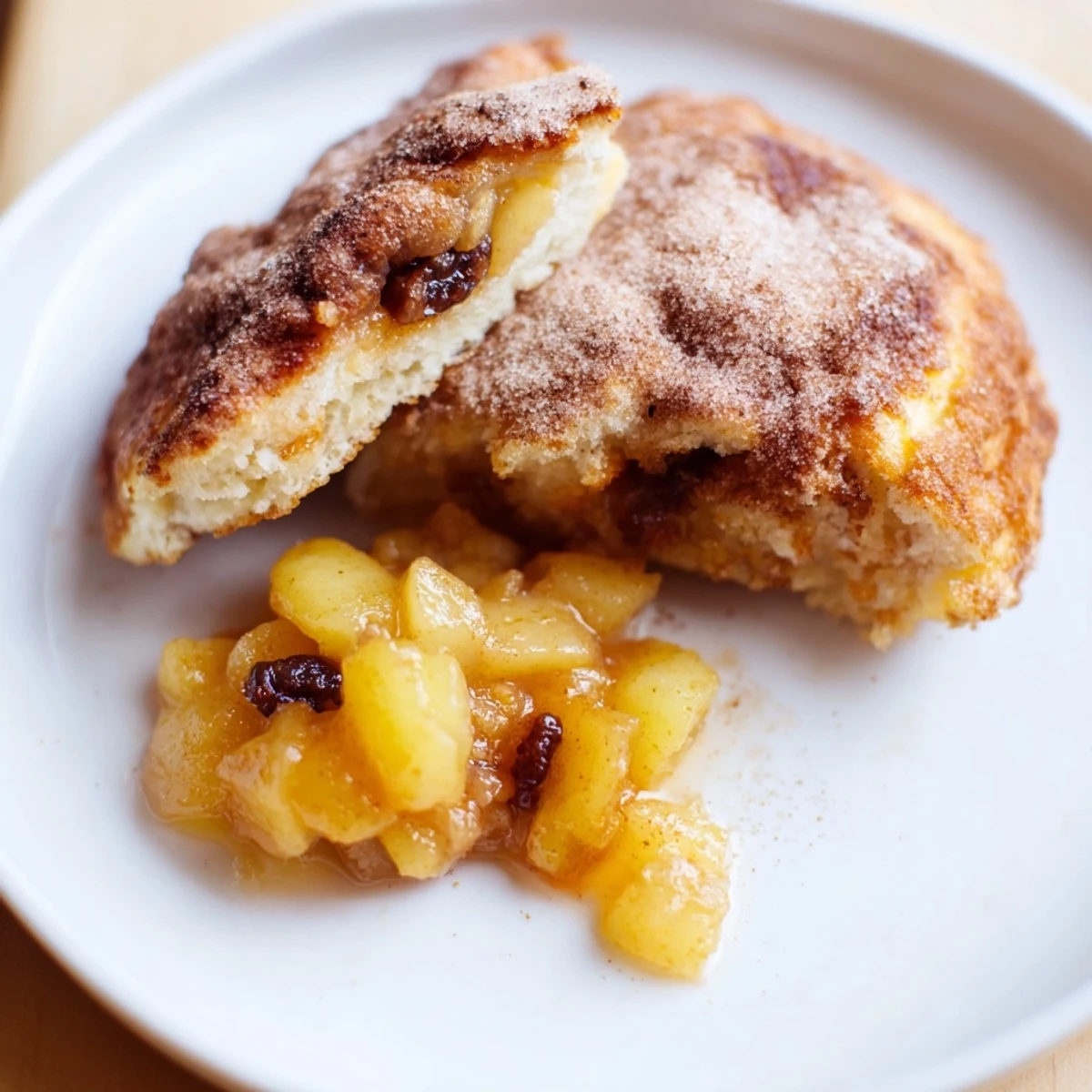 Quarkkeulchen mit Apfelkompott