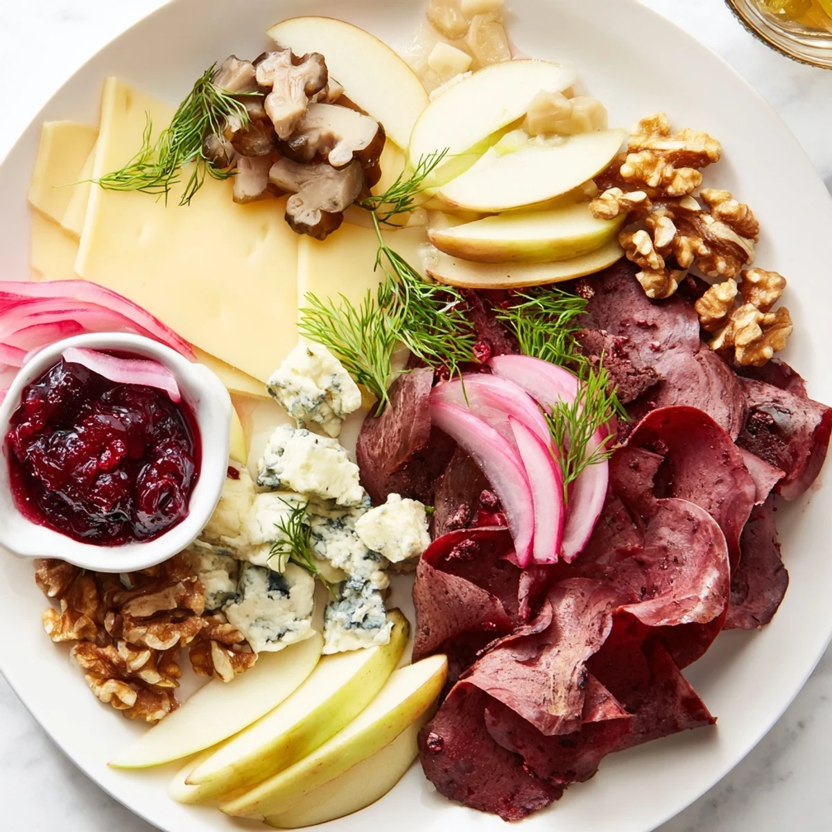 This Reindeer Charcuterie Platter presents a delightful array of Scandinavian flavors for your next gathering.