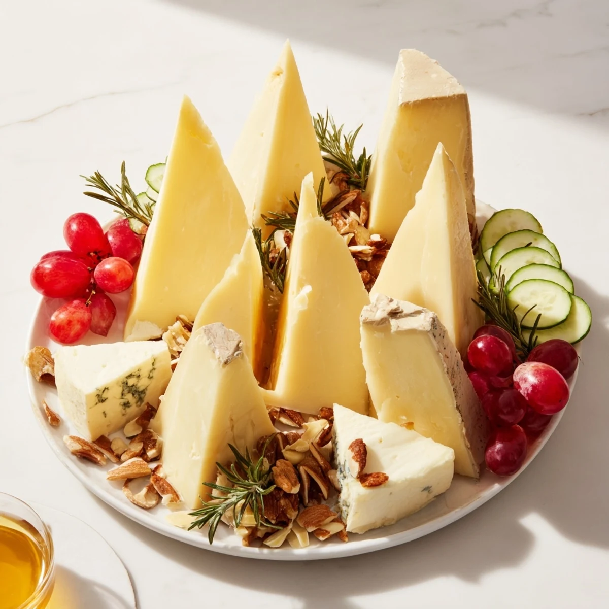 Skulpturale Käse Landschaft