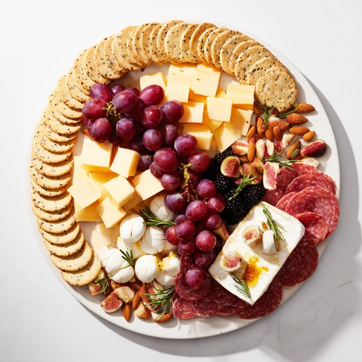 Get your party started with this Ouroboros Circle, a gorgeous food art appetizer platter.