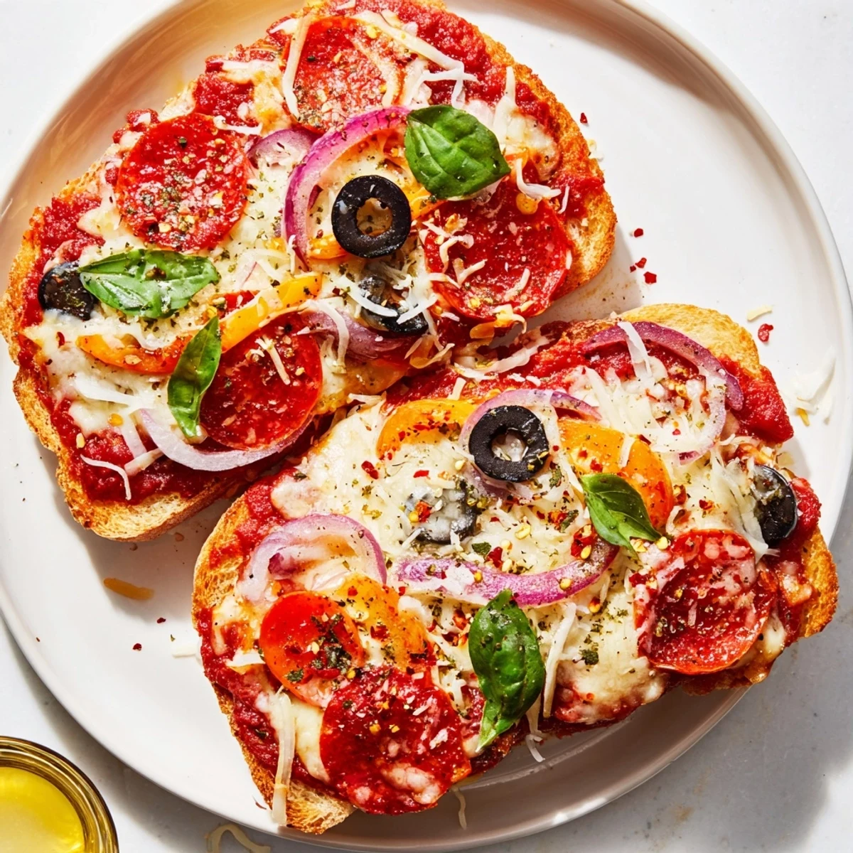 Pizza Toast 2.0 Melty Cheese