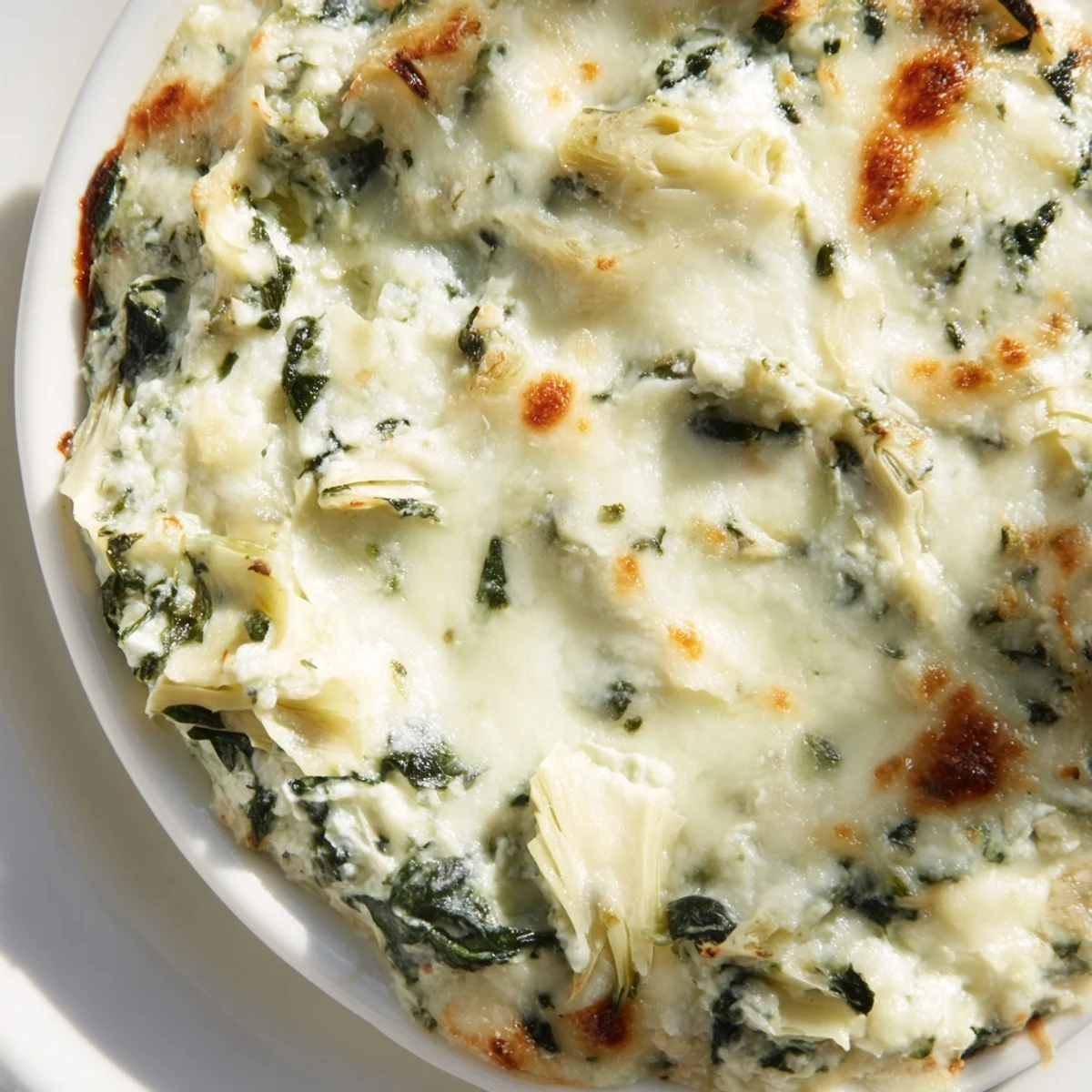 Cheesy Spinach Artichoke Dip