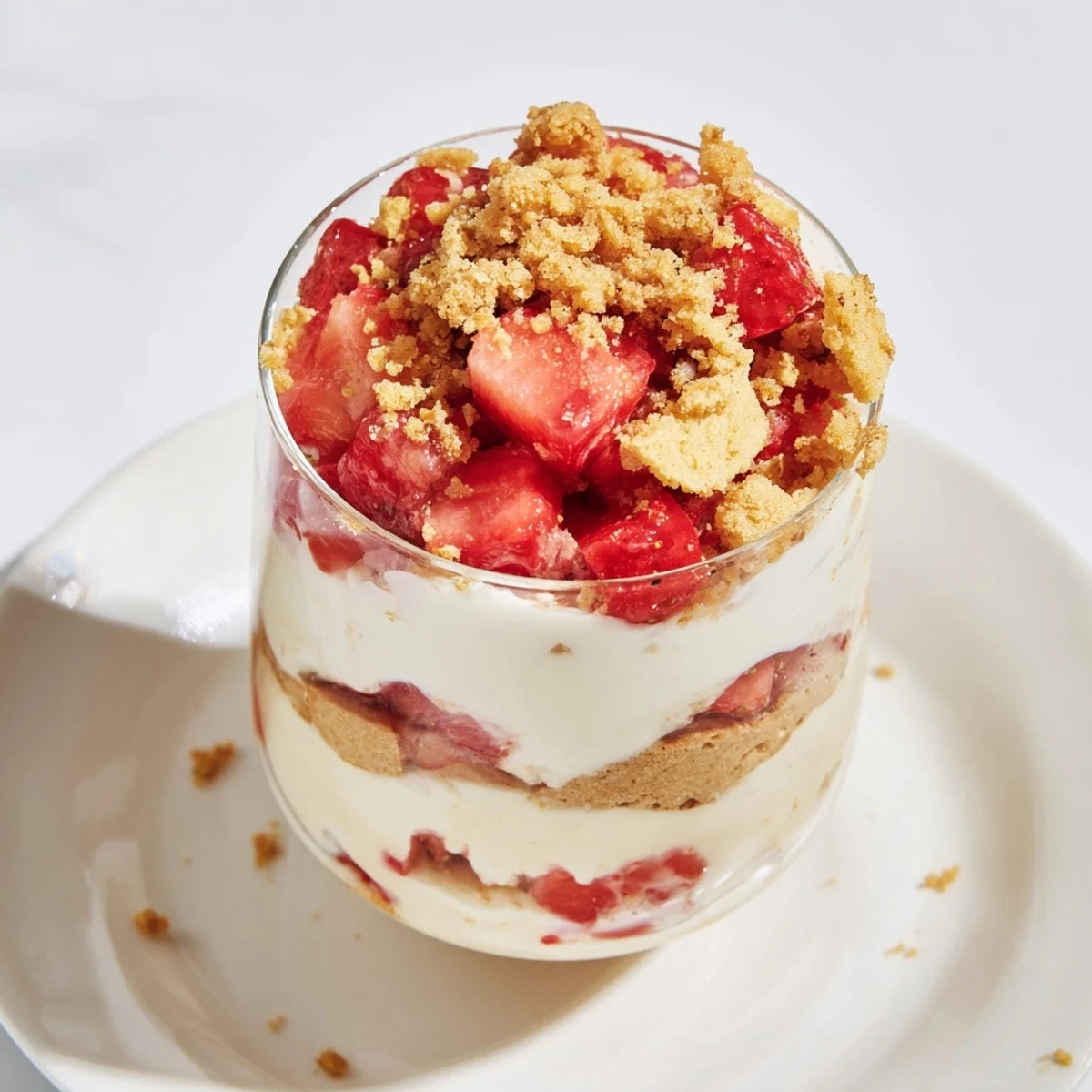 Erdbeer Cheesecake Parfait