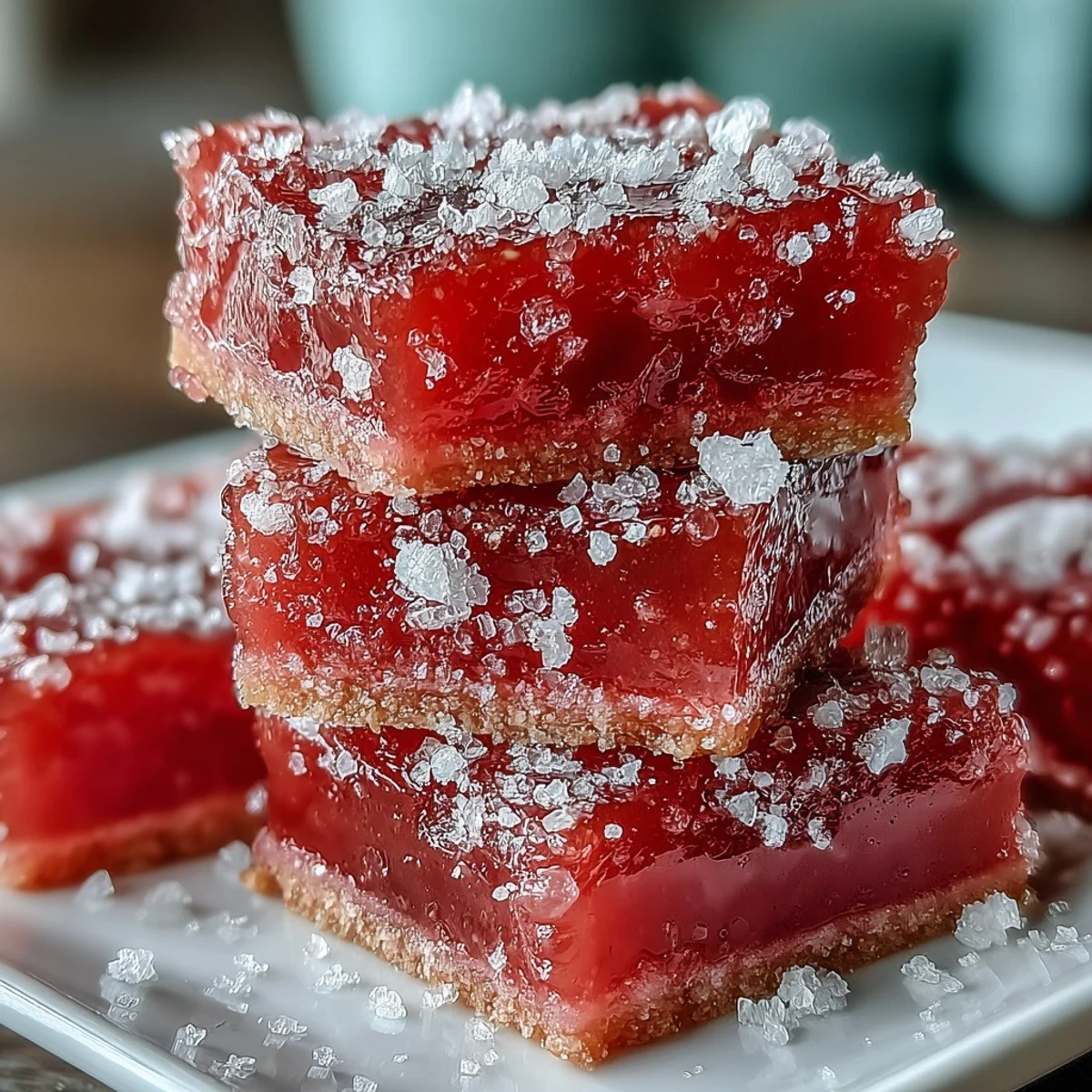 Vibrant Guava Cheese cubes, served on a dessert platter with soft cheese.