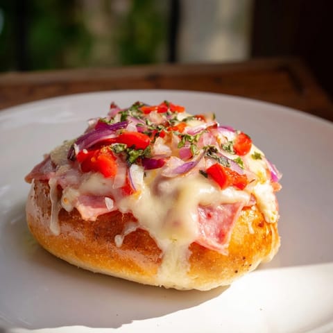 Brötchen Pizza Hack lecker #29