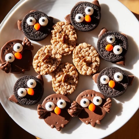 Eulen Treat Table Familie #57