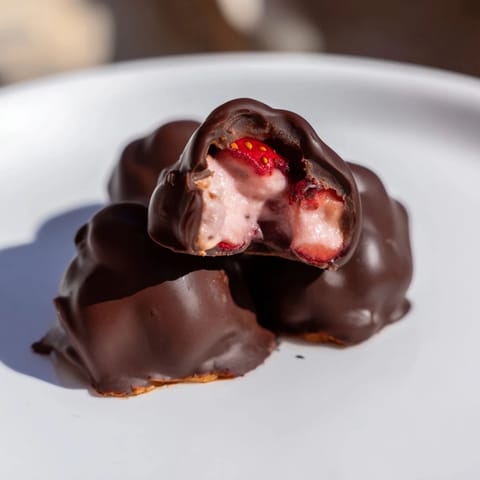 Erdbeer Joghurt Schokolade Cluster