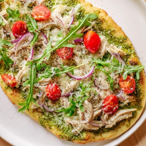 Pesto Huhn Fladenbrot Genuss