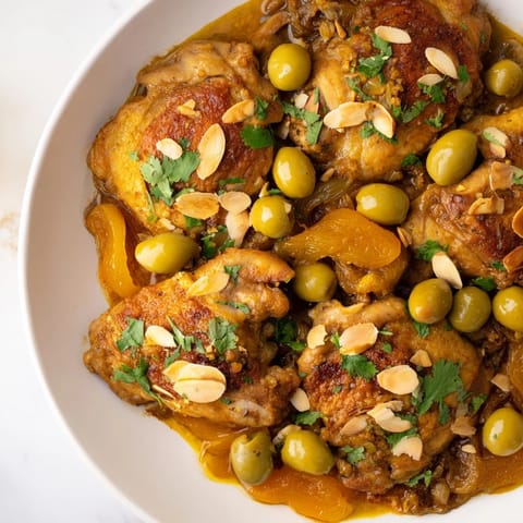 Marokkanisches Huhn mit Aprikosen