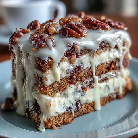 Karotten Walnuss Frühlingskuchen