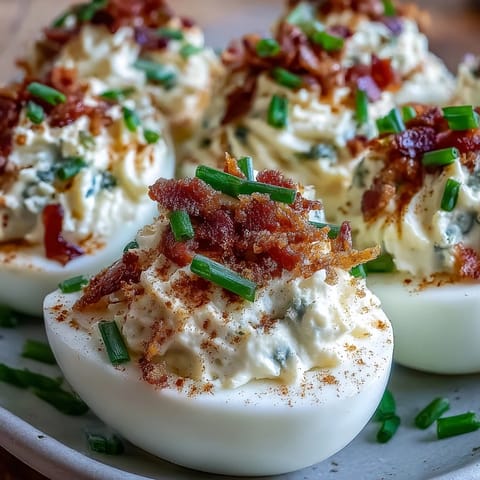 jalapeño popper deviled eggs