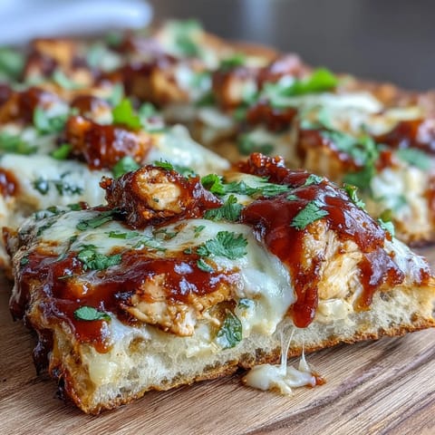BBQ Chicken Flatbread Pizza