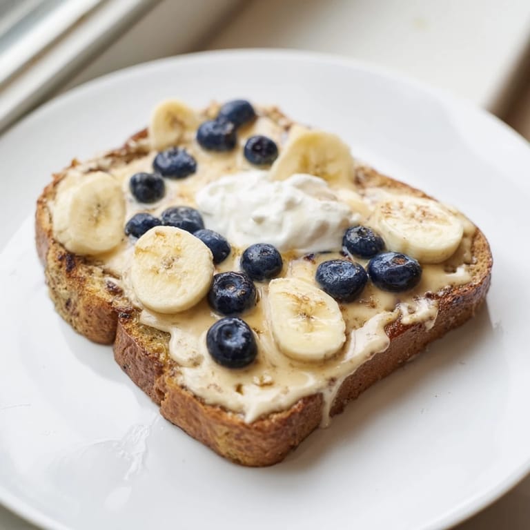 Indulge in this image of Protein French Toast, a protein-packed and satisfying breakfast option.
