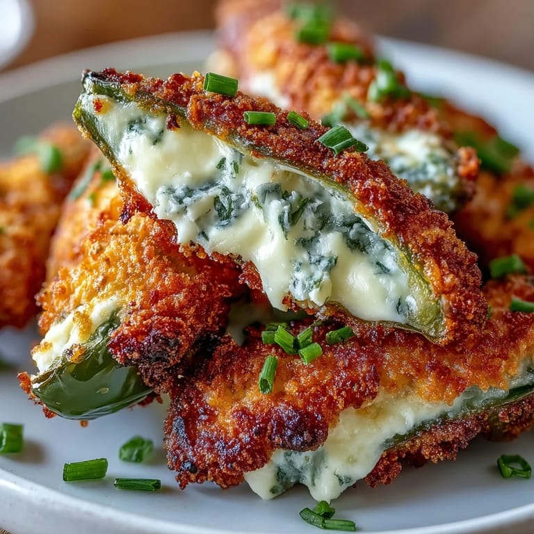 Frisch aus dem Air Fryer: würzige Jalapeño Poppers mit knuspriger Krume.